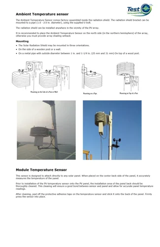 Wireless Automatic Weather Stations