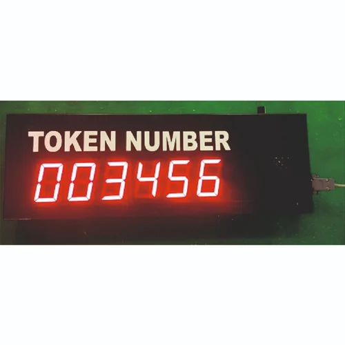 Token Display 6 digit